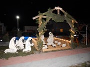 Rozsvícení stromečku u MŠ